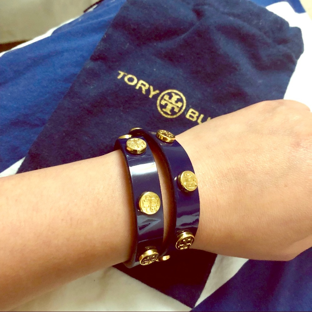 Tory Burch leather wrap bracelet
